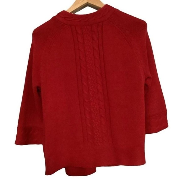 Croft & Barrow Cardigan chunky Sweater Size L - Picture 5 of 5